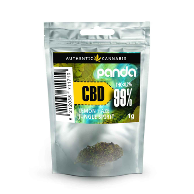 Συμπληρωματα διατροφης Panda Ανθός Κάνναβης Jungle Spirit Lemon Haze CBD 99% 2g