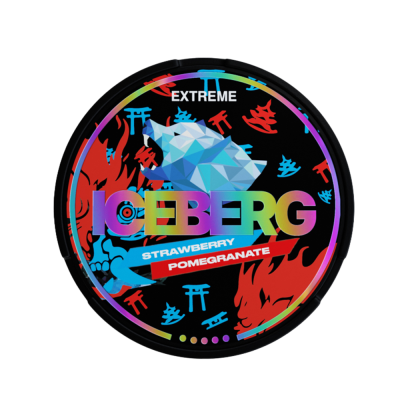 Συμπληρωματα διατροφης Iceberg Pouches Νικοτίνης Strawberry Pomegranate Extreme 50mg